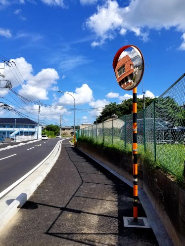 仁戸名町平山町線の歩道整備が完成