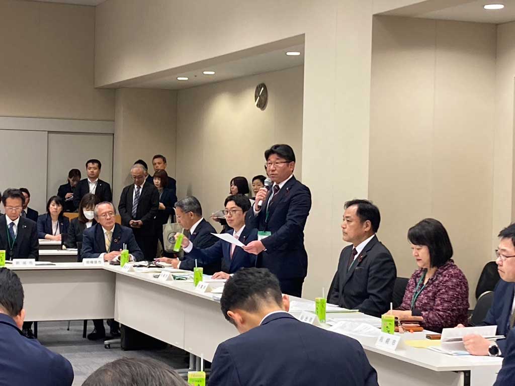 指定都市行財政問題懇談会(党派別要望活動)に出席