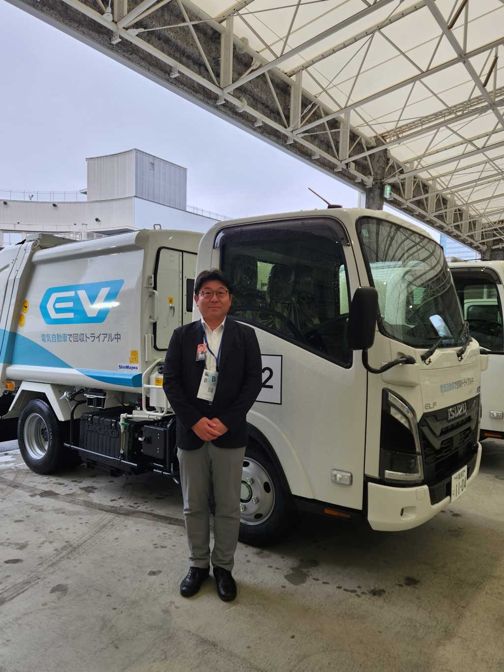 EV(電気自動車)ごみ収集車を試乗