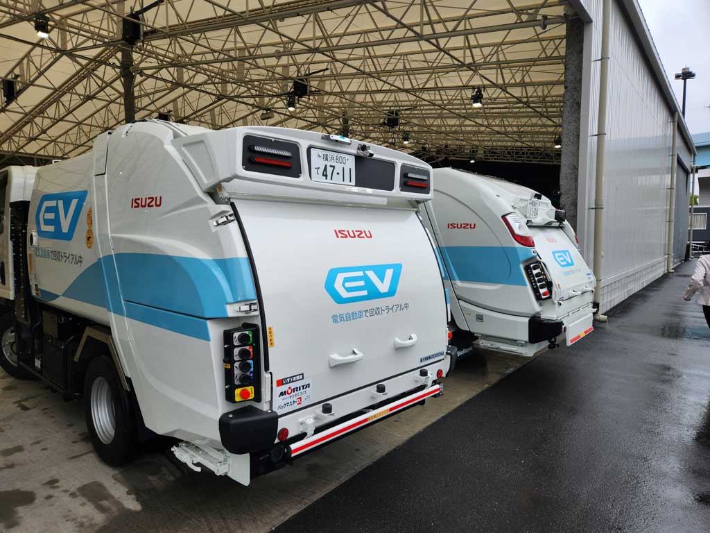 EV(電気自動車)ごみ収集車を試乗