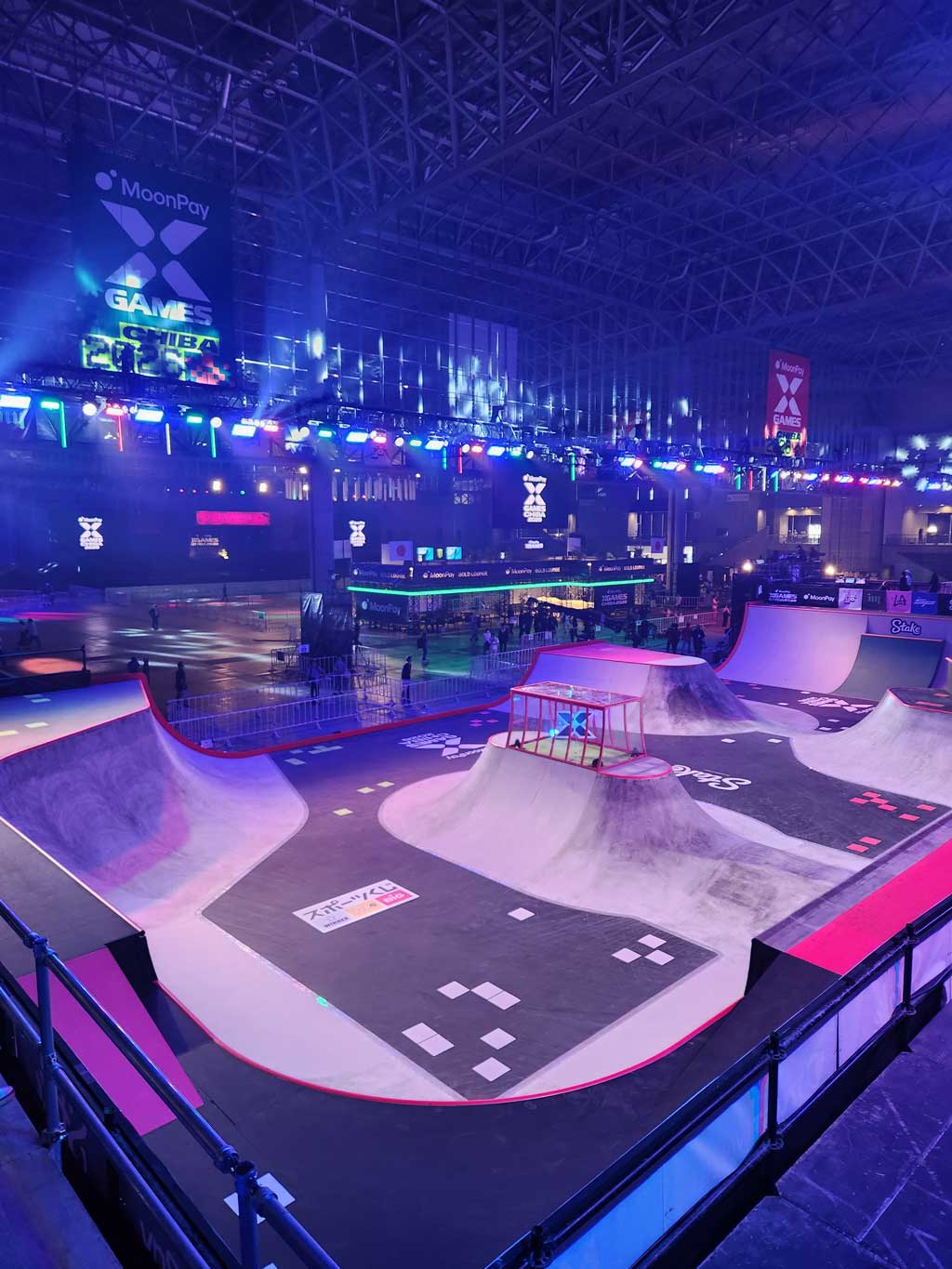 X-Gamesの競技会場を視察